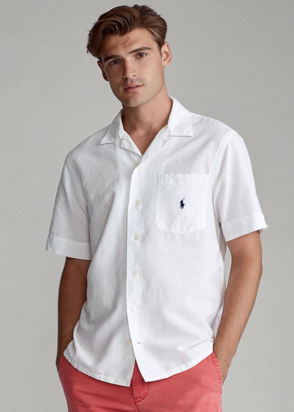 Men's Polo Ralph Lauren Lightweight Camp Shirts | 620147VFN